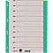 LEITZ® scheidingsbladen A4 1652, gebruik naar eigen inzicht, 100 stuks, groen