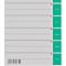 LEITZ® scheidingsbladen A4 1652, gebruik naar eigen inzicht, 25 stuks, groen