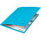 Leitz® Schnellhefter Recycle, Format A4, bis zu 250 Blatt, Heftmechanik, 100 % recycelbar, Blauer Engel, Recyclingkarton, blau
