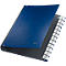LEITZ® sorteermap, voor A4, alfabetisch, 26 waaiers, grijs karton, blauw