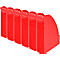 LEITZ® Stehsammler 2476, Rückenbreite 70 mm, Polystyrol, 6 Stück, rot