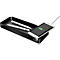 Leitz Stifteschale Duo Colour 53650095, Qi-Ladegerät, Polystyrol, schwarz/grau, 26,6 x 2,8 x 10,1 cm