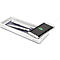 Leitz Stifteschale WOW Duo Colour, Qi-Induktionsladegerät, Polystyrol, B 26,6 x H 2,8 x T 10,1 cm, grau/weiß