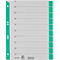 LEITZ® Trennblätter A4 1652, zur freien Verwendung, 25 Stück, grün