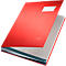 LEITZ Unterschriftenmappe A4, 20 Fächer, Karton/Polypropylen, rot