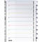 LEITZ® Wiederbeschreibbare Kartonregister, Zahlen 1-10, mit Lochung