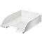 White plastic tray with a slightly sloping front. The word "LEITZ" is written in capital letters on the left side.