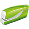 Light green stapler with white accents. The Leitz logo is visible on the top part.