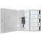 Leitz WOW Register, Kunststoff, schwarz-weiß, DIN A4, Überbreite, 1-5, 5 Taben, transparent