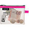 Leitz WOW Traveller sac à fermeture éclair, hydrofuge, matériau transparent, taille S, rose