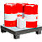 Lekbak AW60/2 M - 65 liter - L 900 x B 800 x H 220 mm - grijs RAL 7005