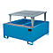 Lekbak AWA 1000-1, blauw RAL 5012