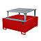 Lekbak AWA 1000-1, rood RAL 3000