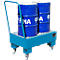 Lekbak, Type AW60-1 SR, verrijdbaar, blauw RAL5012