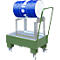Lekbak, Type AW60-1 SRF, verrijdbaar, groen RAL6011
