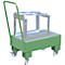 Lekbak, Type AW60-1 SRF, verrijdbaar, groen RAL6011