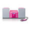 Lenco MC-013 - Microsystem - 5 Watt (Gesamt) - pink