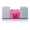 Lenco MC-013 - Microsystem - 5 Watt (Gesamt) - pink