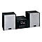 Lenco MC-250 - Microsystem - 2 x 12 Watt - Schwarz
