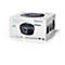 Verpackung der schwarzen Lenco SCD-860BK Boombox mit DAB+, FM-Radio, Bluetooth und CD-Player.