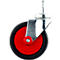 Lenkrolle CLAX®, Ersatzteil für das CLAX® Klappmobil, drehbar, ⌀ ca. 90 mm, rot