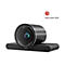 Webcam Lenovo noire, lentille circulaire avec inscription "4K Pixel AI Camera". Lauréat Red Dot 2024.