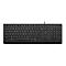 Schwarze Lenovo Tastatur von oben fotografiert. Alle Tasten sind deutlich zu sehen.
