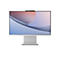 Ein weißer Lenovo All-in-One-Desktop-Computer mit integrierter Webcam und modernem Bildschirmdesign.
