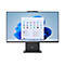 Ein Lenovo-Monitor mit Windows-Desktop-Oberfläche, auf dem Apps angezeigt werden. Am Fuß des Monitors ist das Lenovo-Logo zu sehen.