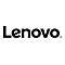 Das Logo von Lenovo. Schwarzer Schriftzug auf weißem Grund.