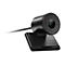 Webcam Lenovo FHD noire. Caméra ronde avec texte : FHD Webcam, FHD 1080P. Fixée sur un support noir.