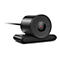 Webcam Lenovo FHD noire avec un objectif rond. L'objectif a un point rouge et les inscriptions Lenovo FHD Webcam et FHD 1080P.