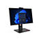 Ein schwarzer Lenovo ThinkCentre All-in-One-PC. Auf dem Bildschirm Windows 11 mit Apps. Oben eine Webcam.