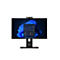 Ein Lenovo ThinkCentre Monitor mit Webcam, der einen Windows-Desktop anzeigt.