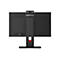 Schwarzer Lenovo All-in-One-PC von hinten mit Anschlüssen und Standfuß.