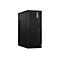 Ein schwarzer Lenovo ThinkCentre Tower-PC vor weiÃŸem Hintergrund.