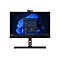 Ein Lenovo ThinkCentre All-in-One-PC. Der Bildschirm zeigt das Windows-Startmenü.
