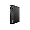 Schwarzer Lenovo ThinkCentre Neo Desktop-PC mit Ports, Logo, und Einschaltknopf.