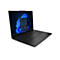 Schwarzer Laptop mit geÃ¶ffnetem Bildschirm, Windows 11-OberflÃ¤che, weiÃŸer Hintergrund.