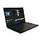 Schwarzes Laptop, geÃ¶ffnet mit Video-Editing-Software. Der Bildschirm zeigt eine Berglandschaft und eine BrÃ¼cke. Ein roter Trackpoint ist zu sehen.