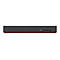 Station d'accueil gris foncÃ©, bande rouge en bas, ports : USB, USB-C et audio.