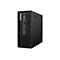 Schwarzer PC-Tower. Die Front zeigt 'ThinkStation', ein Gittermuster und AnschlÃ¼sse. Der Tower steht vor weiÃŸem Hintergrund.