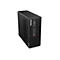 Schwarzer Lenovo ThinkStation PC vor weiÃŸem Hintergrund. Frontansicht mit ThinkStation Logo.