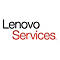 Logo Lenovo Services, texte en noir et rouge.