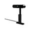 Schwarze Webcam mit Standfuß. Auf der Linse steht "2MP FHD 7.90mm RGB LENS".