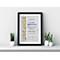 Framed certificate with golden lettering, text: 35 years of membership, is on a white shelf with plants.
