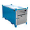 Leuchtstoffröhrenbox BAUER SL-D 200, Stahlblech, unterfahrbar, abschließbar, Tür/Deckel verzinkt, B 2100 x T 770 x H 975 mm, blau