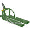 Lève-fûts Bauer RS 60-I, pour chariot élévateur, 1 fût de 60 litres, L 1050 x l 410 x H 460 mm, jusqu'à 100 kg, acier, vert réséda