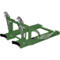 Lève-fûts Bauer RS 60-II, pour chariot élévateur, 2x fûts de 60 l, L 1050 x l 650 x H 460 mm, jusqu'à 200 kg, acier, vert réséda