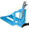 Lève-fûts Bauer RS-I/91, pour chariot élévateur, 1 fût de 200/220 l, L 1295 x l 585 x H 925 mm, jusqu'à 800 kg, acier, bleu clair